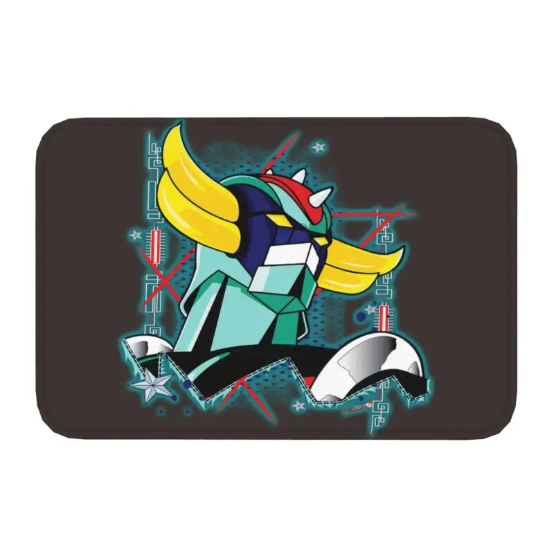 Mechanical Warrior Grendizer Goldrake Door Floor Tappetino Da Cucina Per Bagno Outdoor Ufo Robot Anime Door Mat Garage Ingresso Tappeto Tappeto