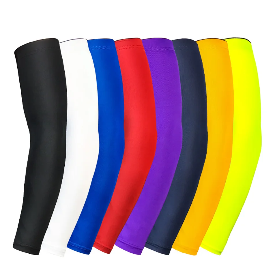 Sports Arm Compression Sleeve 1Pcs UV Protection Cycling Sleeves Arm Cover Cuff Basketball Cycling Summer Running sun protection arm sleeves arm sleeves cooling arm sleeves