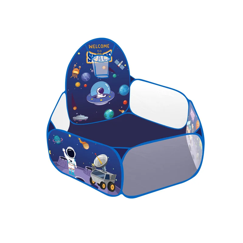 1.2M Kids Playpen Playground Child Ball Pit Children's Cartoon Shooting Pool Ocean Balls Dry Pool Portable Kids Balloons Toys 5
