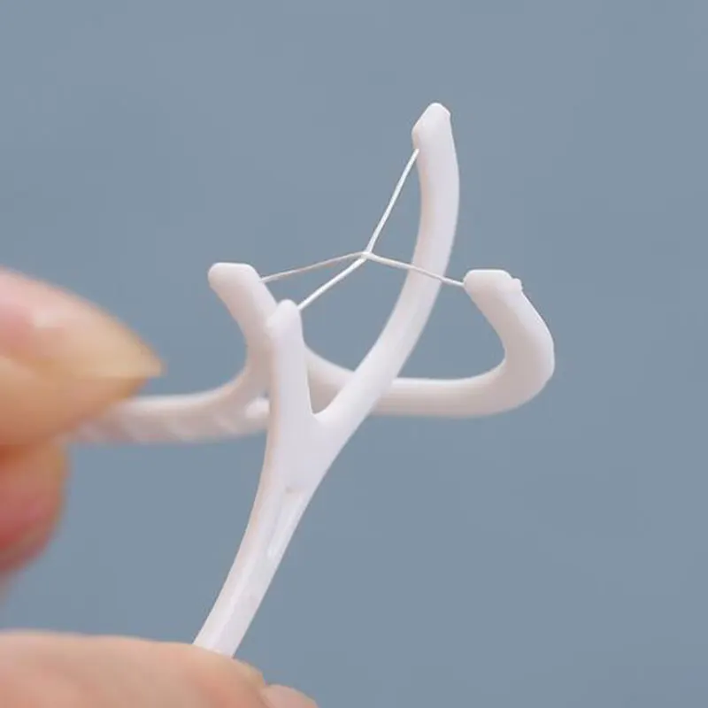 Dental Cleaning Tools Dental Floss 50/100pcs Toothpick Floss Interdental Tooth Cleaner Disposable For Adult Tooth Cleaning