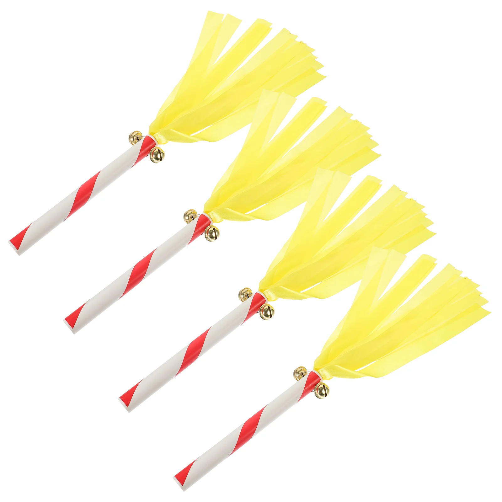 

4 Pcs Cheerleader Cheerleading Pompoms Christmas Cheertok Thunder Sticks Noise Maker Pvc Party Favors Decor Accessories