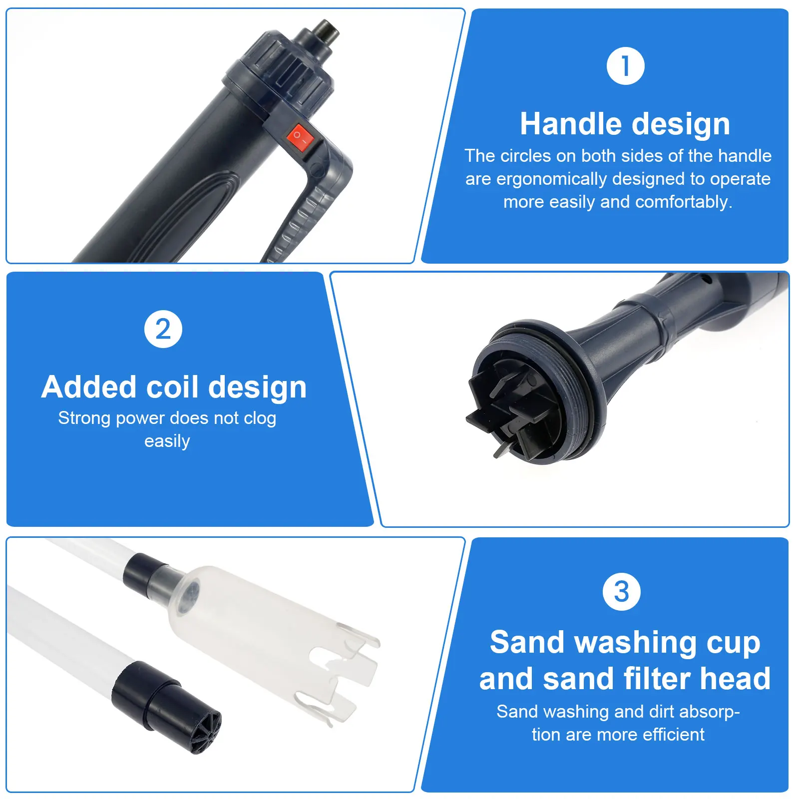 Aquarium Vacuum Water Change Pump Siphon Gravel Cleaner