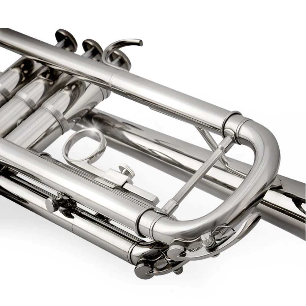 Jazzor Trumpet Beginner To Play Adult Wind Instrument Brass Lacquer Gold Drop B Trumpet JZTR-300
