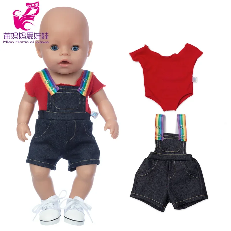 Baby Doll Summer Clothes for 43cm Born Baby Doll Swim Clothes 18 Inch Bikini doll clothes barbie doll clothes