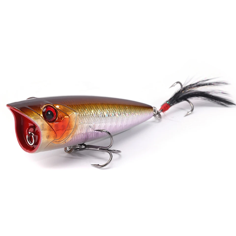

1PCS 70MM/11G High Quality Japanese Artificial Topwater Popper Hard Baits Fishing Lure 3D Fisheye Baits Pesca Fishing Tackles