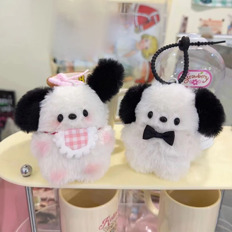 

Cute Squeak Pochacco Plush Stuffed Doll Toy Keychain Backpack Decor Accessries Gift