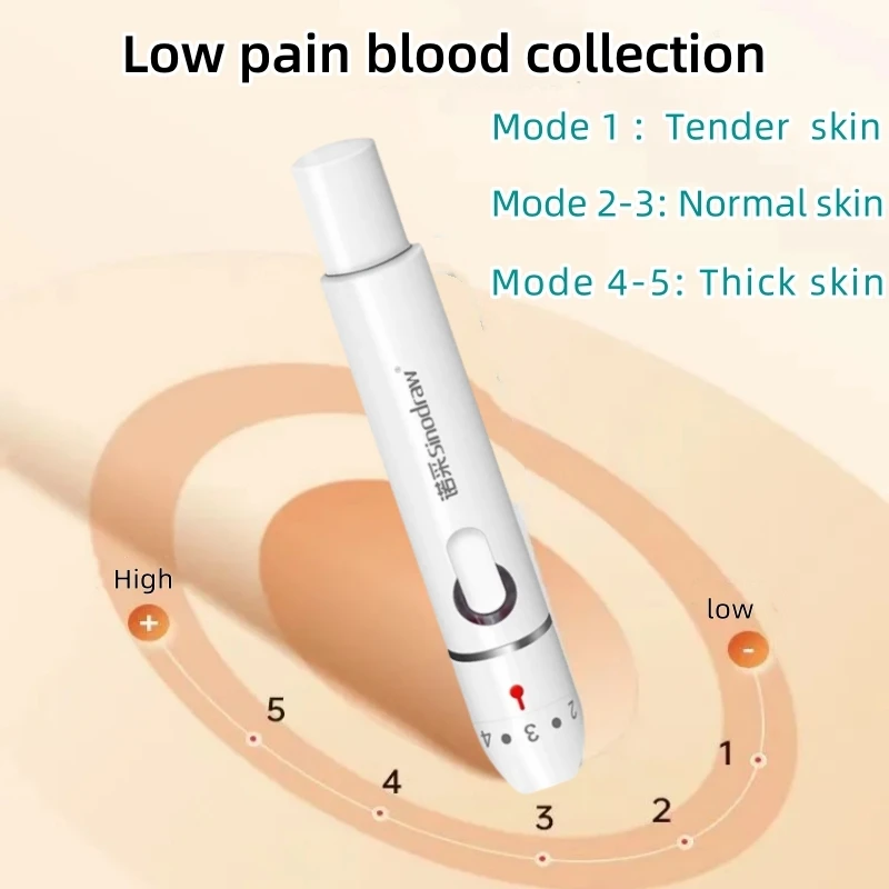 Blood glucose collection pen Measuring needle Finger blood collection pen Letting needle