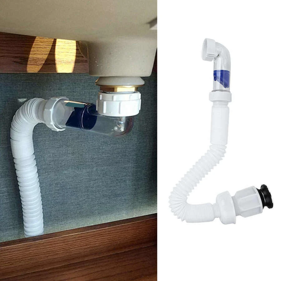 Universal Bathroom Flexible Pipe Sink Basin Water Drain Hose Tube Kitchen Apply Universal Bathroom Flexible Pipe Sink Basin Water Drain Hose Tube Kitchen Apply