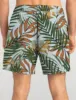Leaf Tropical Men's Board Shorts Hawaiian Short 3D Printed Swim Trunks Elastic Drawstring Breathable Stretch Aloha Style 2