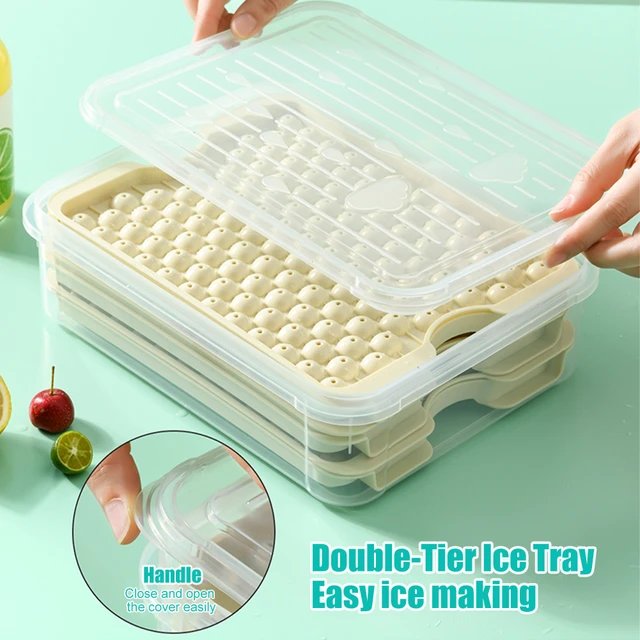 246/349 Ice Ball Mold Hockey Frozen Mini Ball Maker Mold Round Ice Cube Mold  With Container Ice Tray Box Cocktail Kitchen Tools - AliExpress