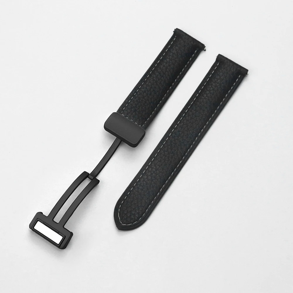 Premium Leather Strap with Magnetic Buckle