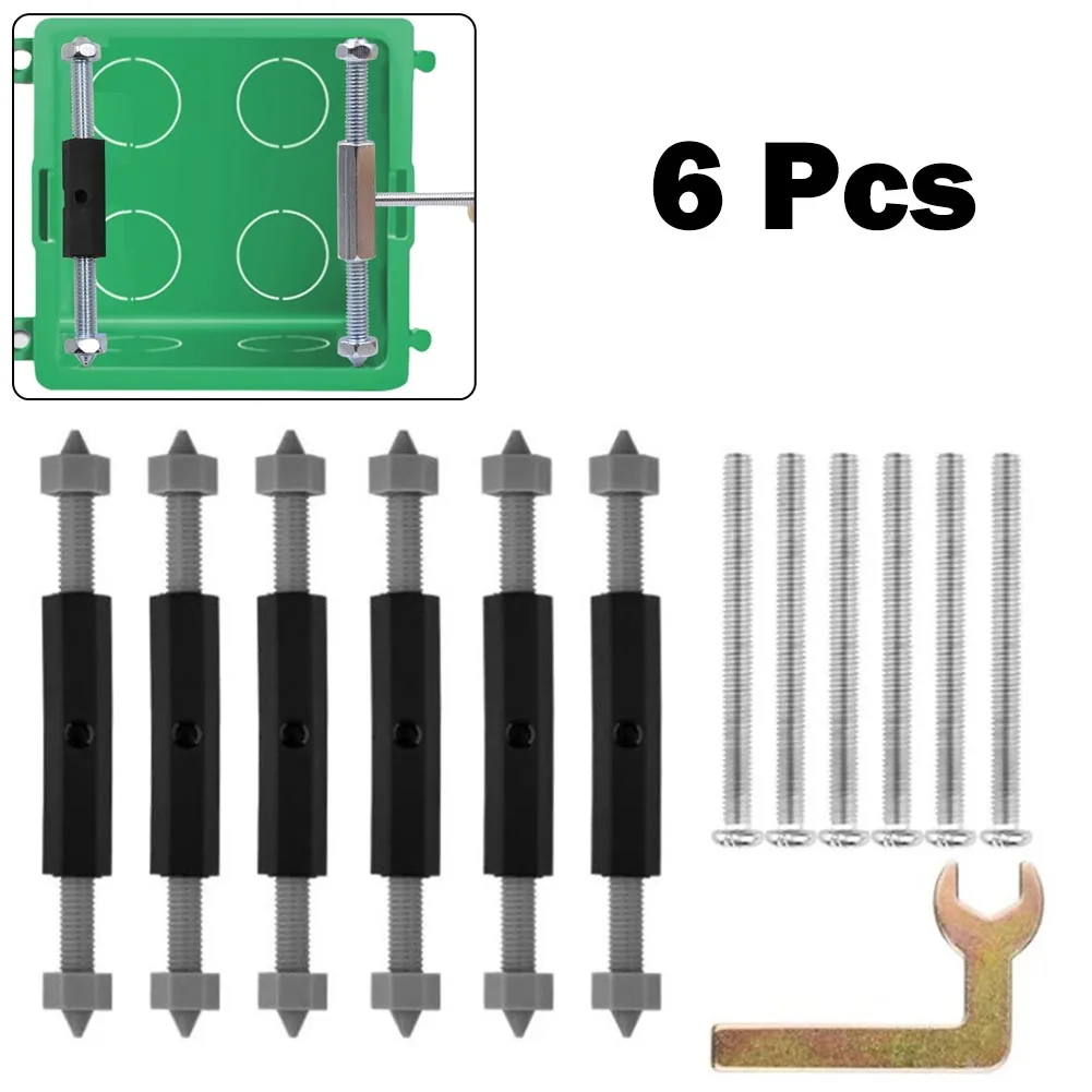Bottom Switch Socket Box Repairer Screw Repair Accessories Cassette Screw Fixing Metal Support Rod Wall Mount