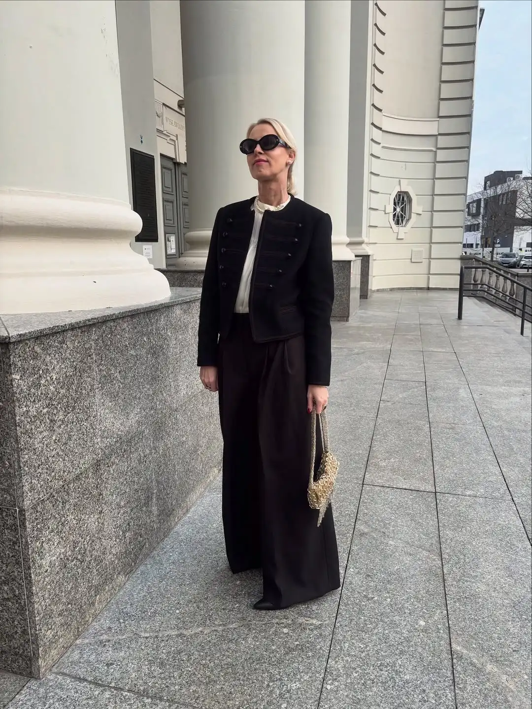 Chic Black Round Neck Napoleon Military Jacket Women Casual Full Sleeve Buttons Cropped Slim Coat 2026 Lady Daily Street Jackets 22 S39a7490ad91347e5a43ba0b90a474each