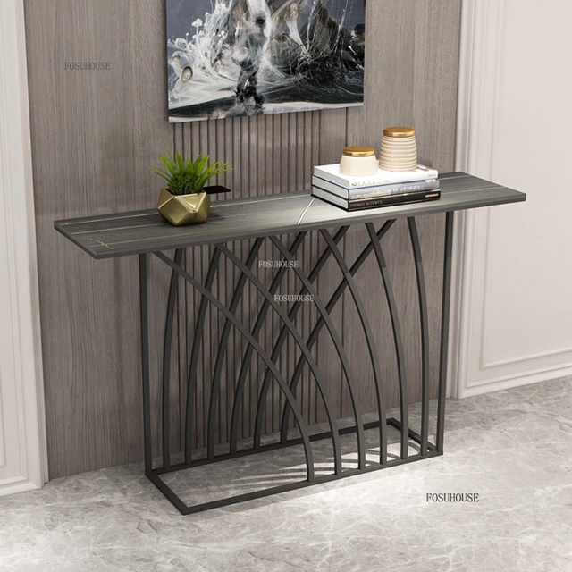 Iron Slate Console Tables Iron Slate Console Tables