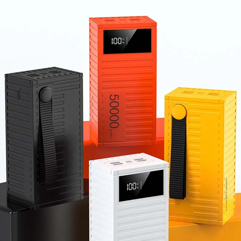 50000mAh Power Bank 22.5W PD QC 3.0 Charger Powerbank Large Battery Capacity Power Station Fast Charging For iPhone Xiaomi