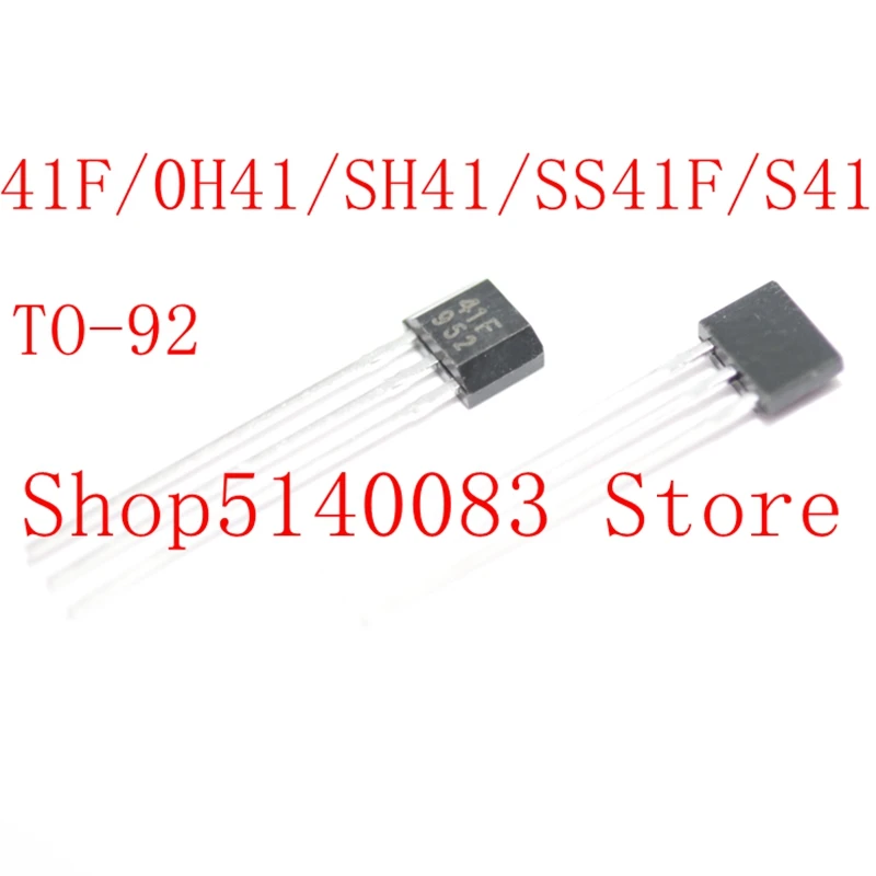 10 шт. биполярный Датчик Холла 41 SH41 SS41F OH41F TO-92 S41 |