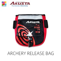 Akusta Archery Release Bag Recurve Bow Finger Tab Bag Hunting Shooting Accessor
