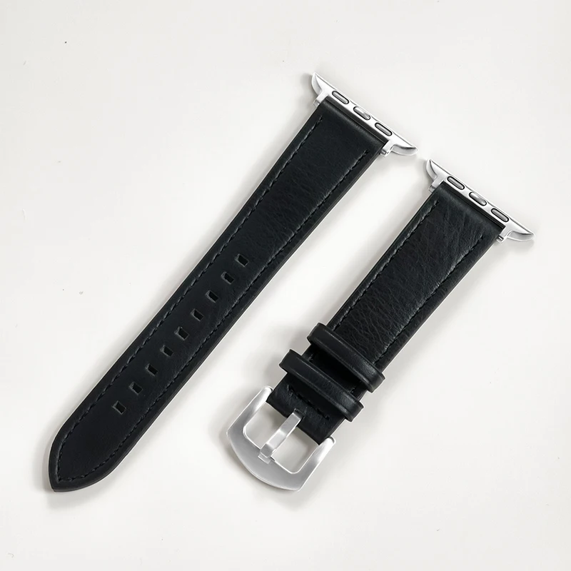Premium Leather Strap for Apple Watch - Men's High-Quality Band