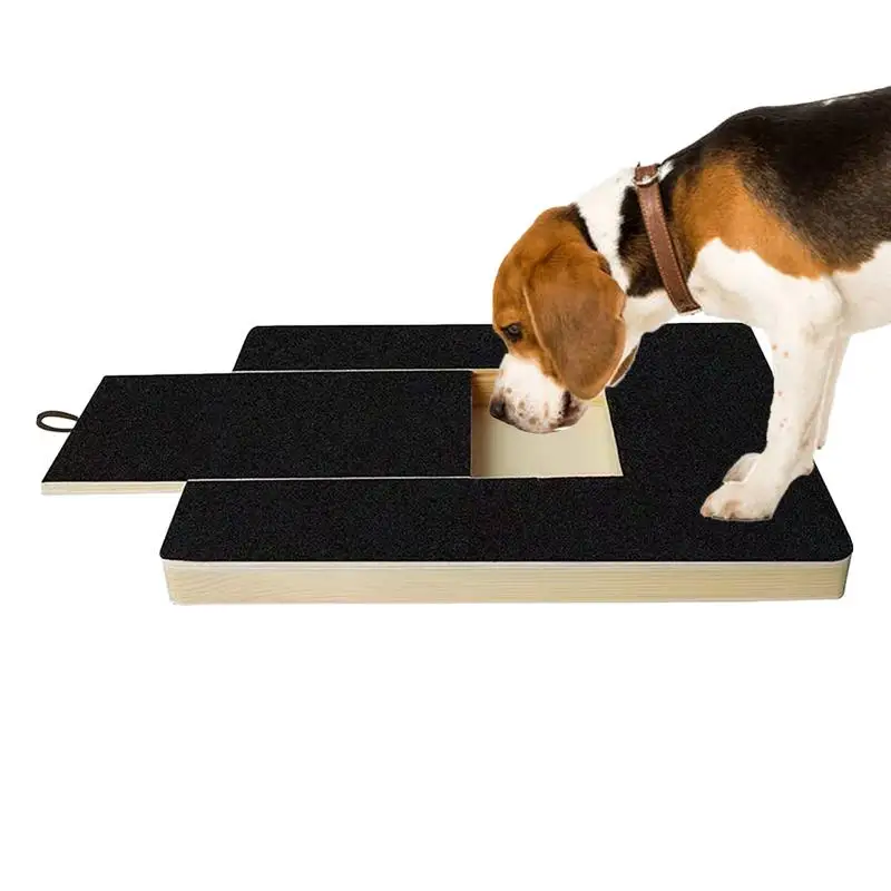 Dog Nail File Board Adjustable Wooden Scratching Board For Nail Trimming Self Scratcher Toy Safe Pet Grooming Accessories dog scratching board