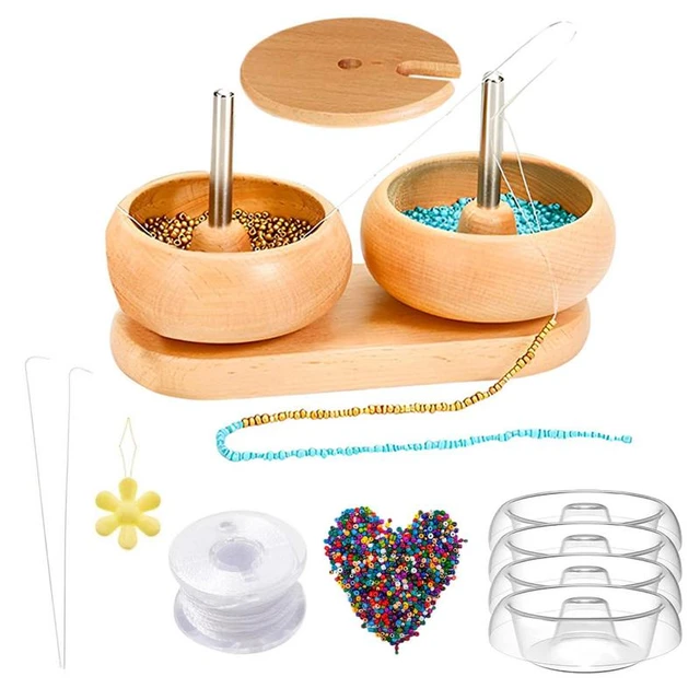 Bead Spinner Bowl Clay Bead Spinner With 2 Bowls For Jewelry Making Waist Bead  Spinner And Beads Kit With 4 Bowls 2 Needles And - AliExpress