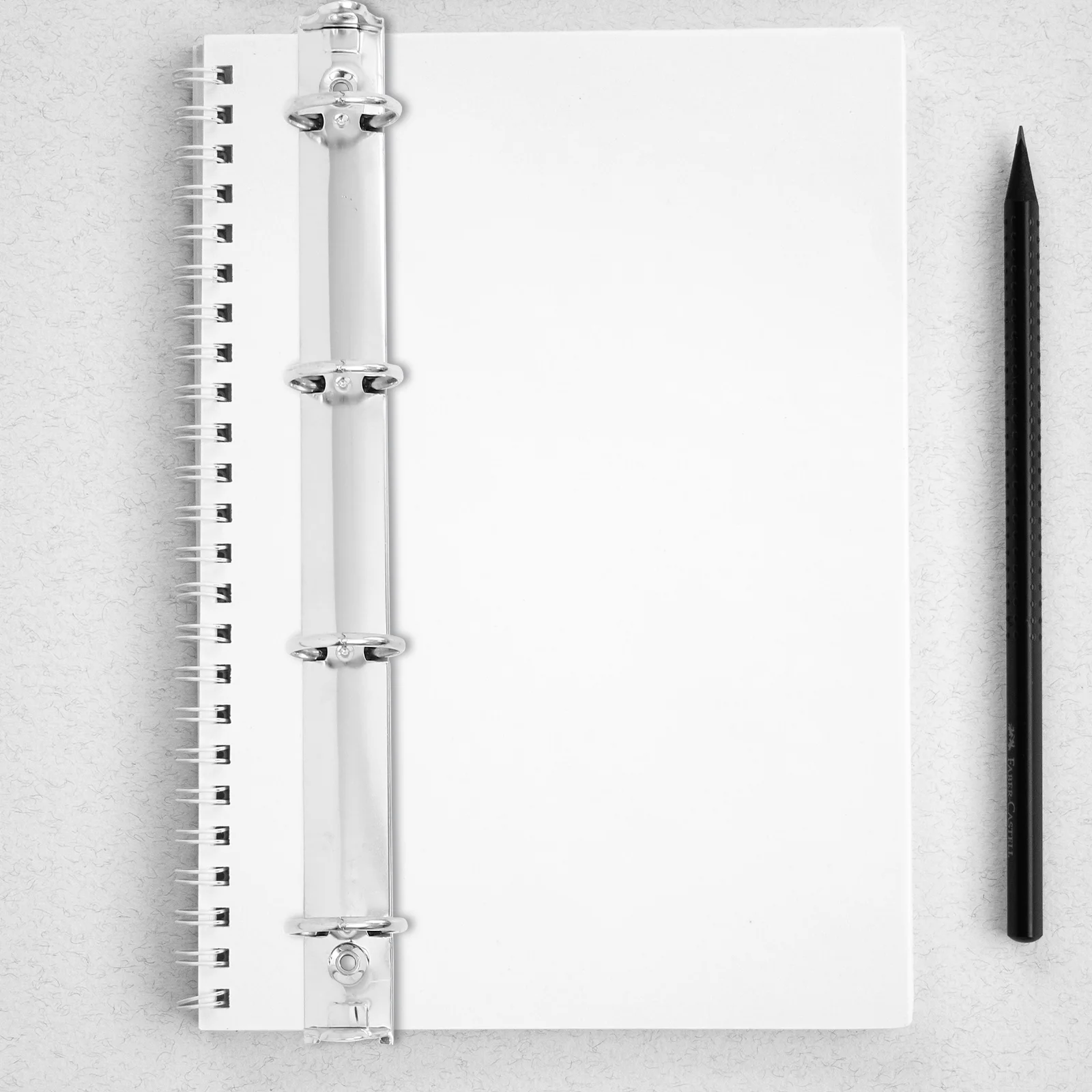 

3 Pcs A4 Binder Fixing Binders Section Metal Clips Hanging Iron Ring Loose Leaf Planners