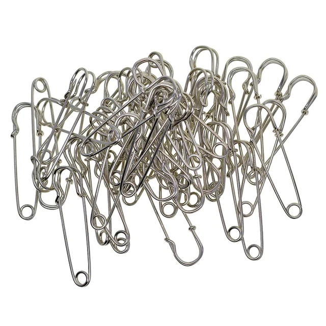 Stainless Steel Pins Fasteners  Stainless Steel Safety Pins - 10pcs 4  Stainless - Aliexpress