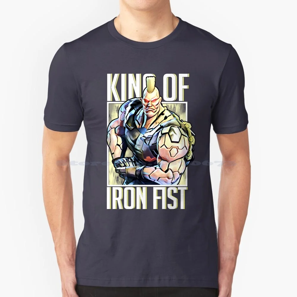 King Of Iron Fist-Jack T Shirt 100% Cotone Tee Tekken Fighting Game Comunità Fgc King Iron Fist Devil Tournament 7 Tag Gym