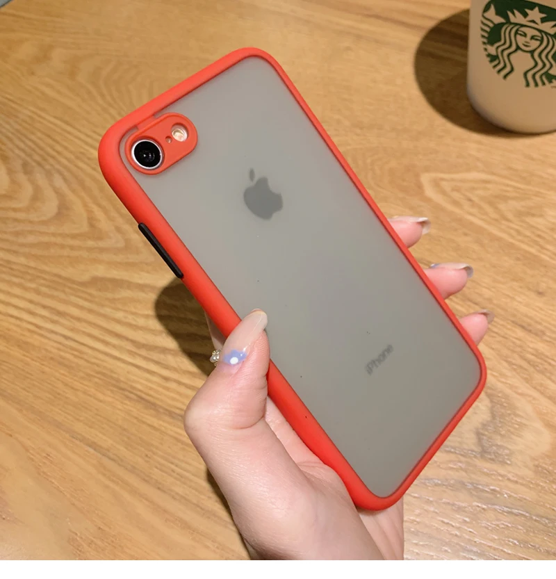 Enhanced Anti-Drop Frosted Phone Case with Fine Pore Skin Protection