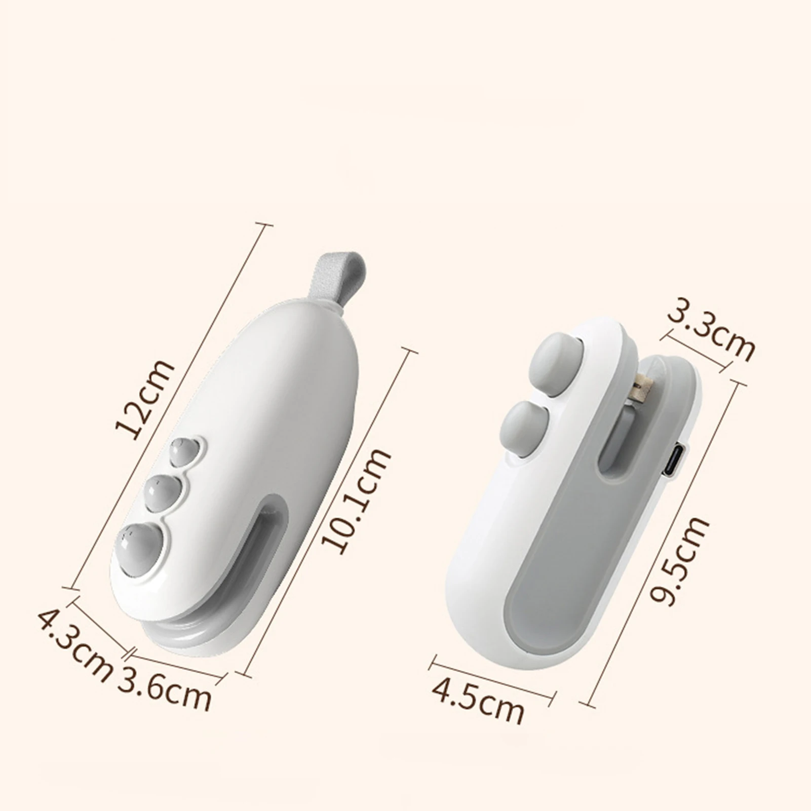 Upgrade Mini Handheld Heat Bag Sealing Machine Plastic Food Package Sealer Clip-on Bag Sealer Portable Food Packaging Sealer 6