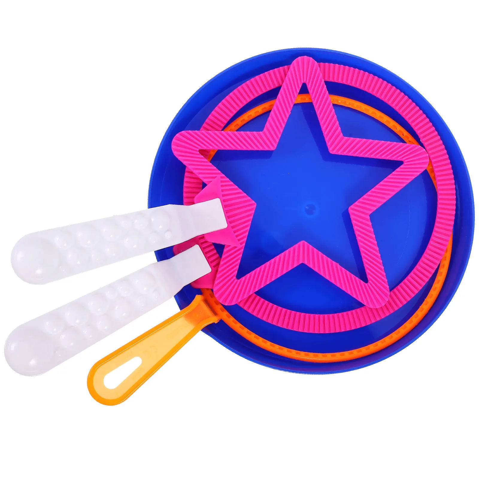 4개 대형 비눗방울 막대 세트, 아이들을 위한 재미있는 가족 활동 도구, 안전한 프리미엄 플라스틱, 야외 놀이, 봄 여름 가을 겨울용