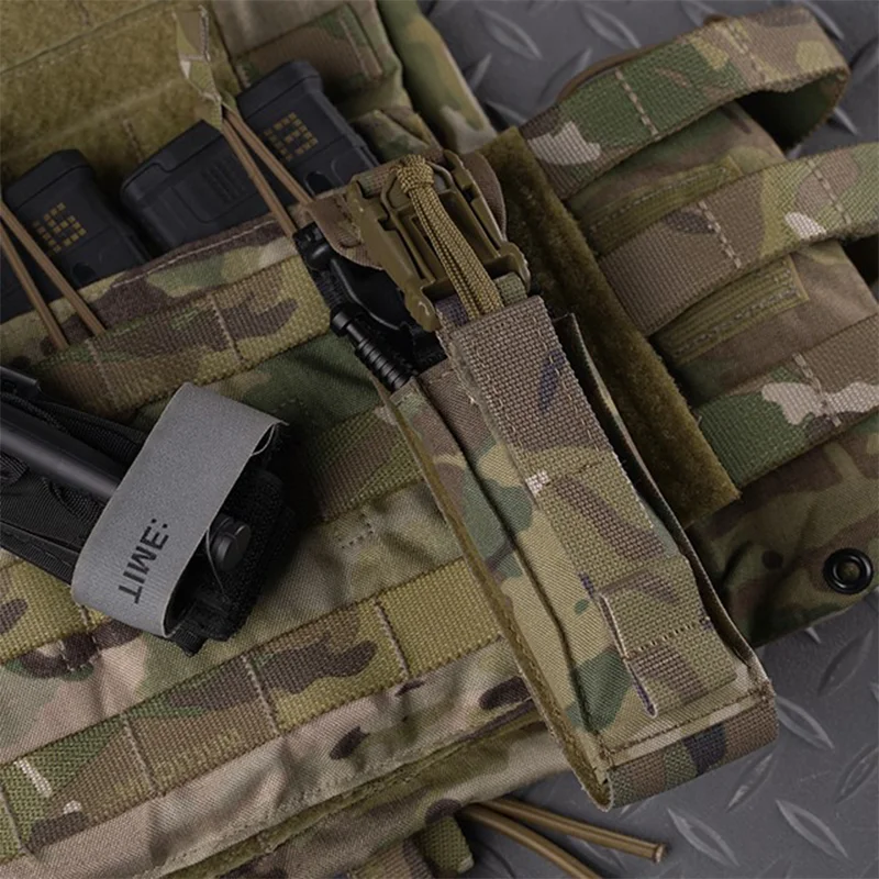 Schnellverschluss-Tourniquet-Träger, MOLLE-Montage, feldbereit, medizinische Tasche für Überlebensausrüstung, Chest Rig, Jagdzubehör – Detail 7