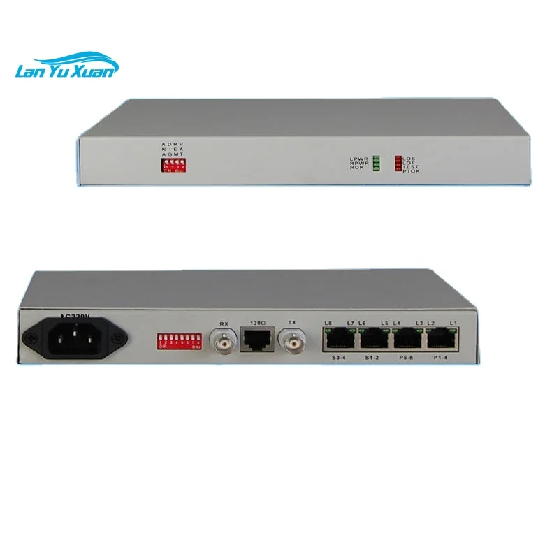 

PCM Multiplexer with 1~4 FXS FXO fast ethernet voice changer