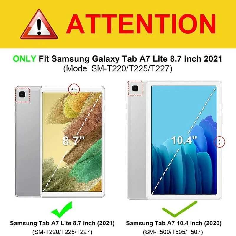 Funda de TPU para tableta Samsung Galaxy Tab A7 Lite, cubierta de Airbag de 8,7 