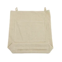 Hanging Laundry Hamper Bag With ZipperWith Zipper Over The Door Dirty Laundry, Socks Storage Organizer For Bathroom Saving Space 2