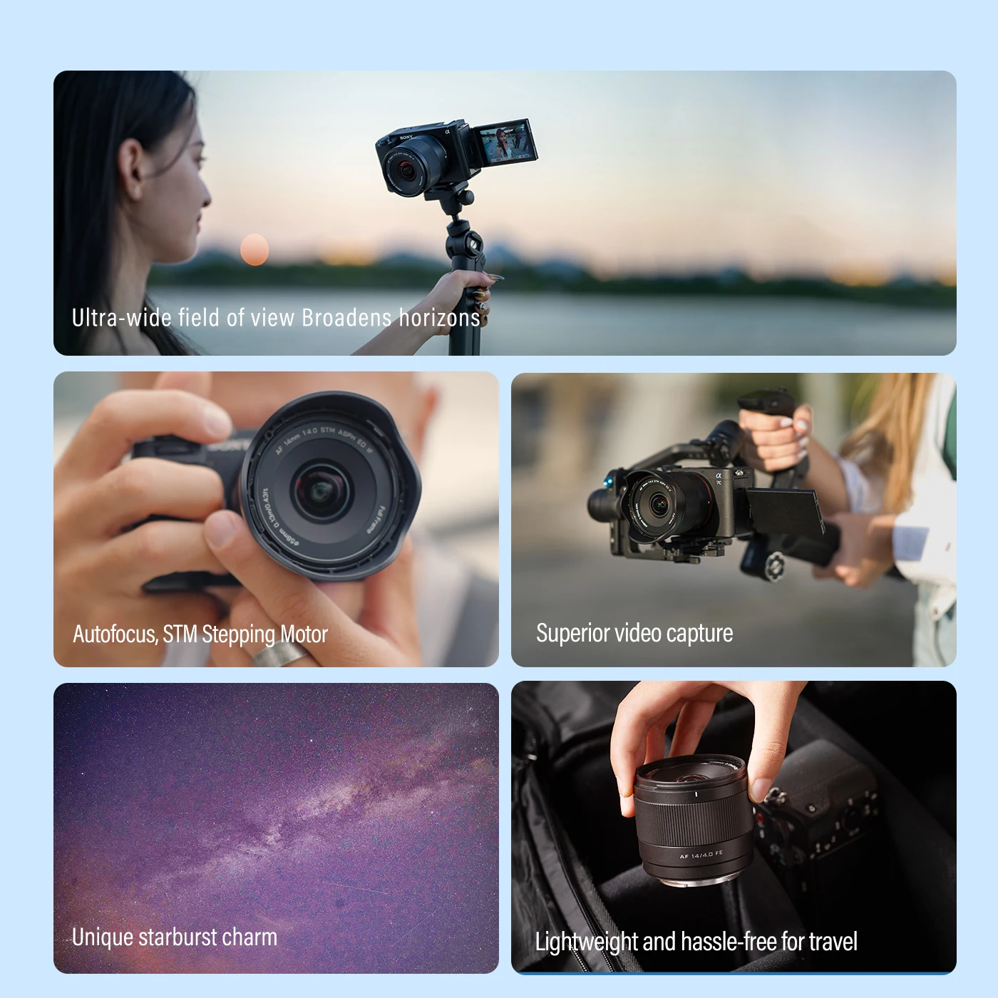 빌트록스 AF 14mm F4.0 에어 풀프레임 자동 초점 렌즈 E 마운트 니콘 Z 마운트 미러리스 카메라 ZFC Z6 Z7 A6600 A6300용