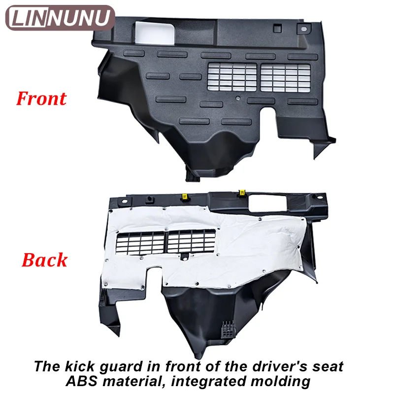 LINNUNU 르노RENAULT Grand Koleos Geely KX11 Monjaro KX11-J1 자동차 왼쪽 하단 발 플레이트, 조립 Manjaro 메인 드라이버 가드 플레이트 Xingyue L 202