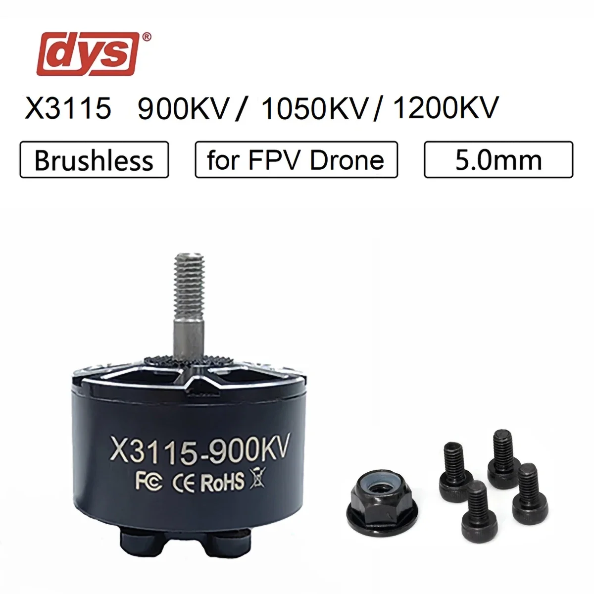 

DYS X3115 900KV 1050KV 1200KV 6S бесщеточный двигатель для FPV Freestyle 9inch 10inch Long Range Cinelifter RC Drones