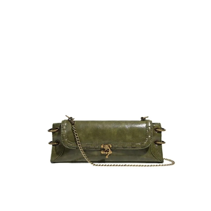Borse a Tracolla da Donna, Borsa a Spalla, Borsa a Spalla Sottobraccio, Borsa a Catena Trendy, Borsa Piccola Quadrata, Borsetta e Borse Firmate, Borsa da Donna - immagine 5