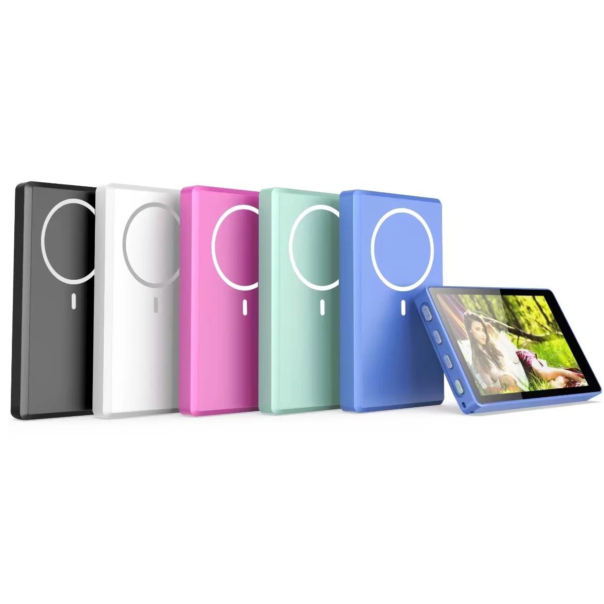 AHXJKA Smartphone Rear Camera For Selfie Vlog Live Stream For Android Iphone Monitor Screen Video Recording Magnetic Selfie