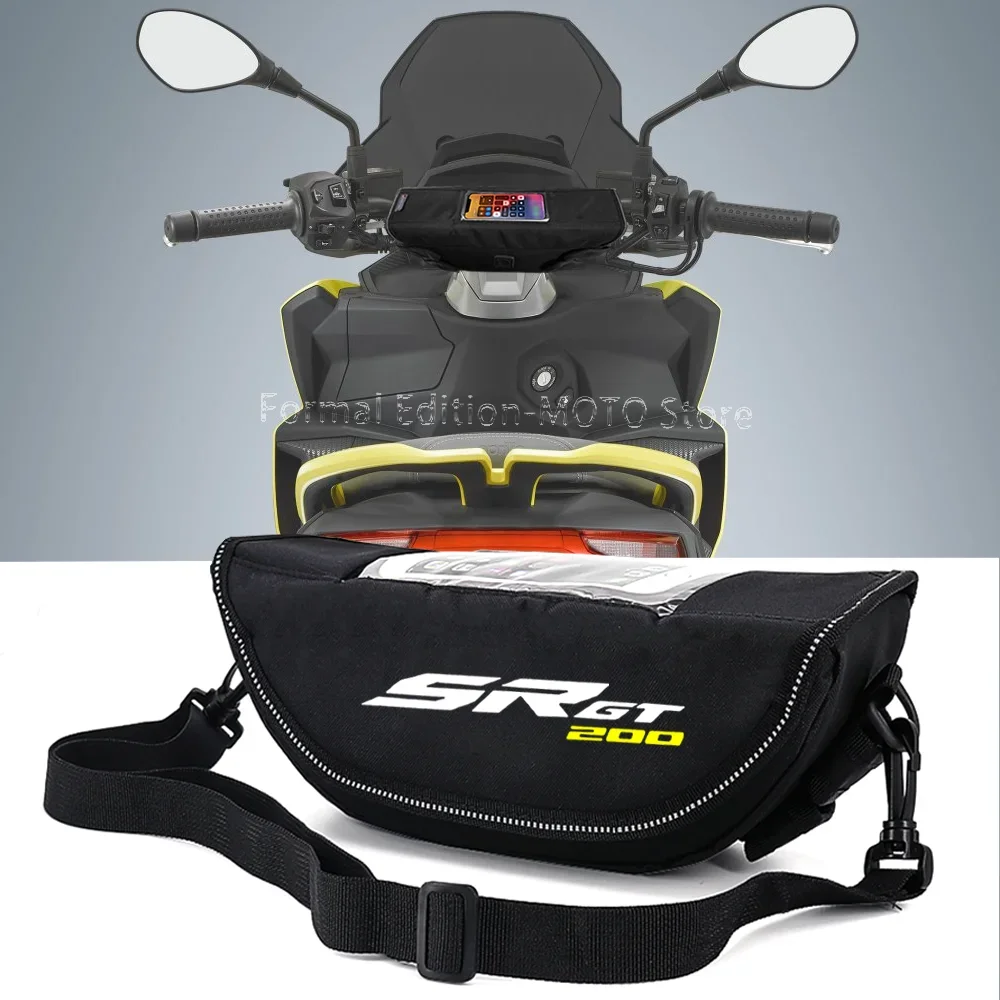 

For Aprilia SR GT 125 SR GT 200 2022- Dustproof and Waterproof Motorcycle Steering Wheel Navigation Bag