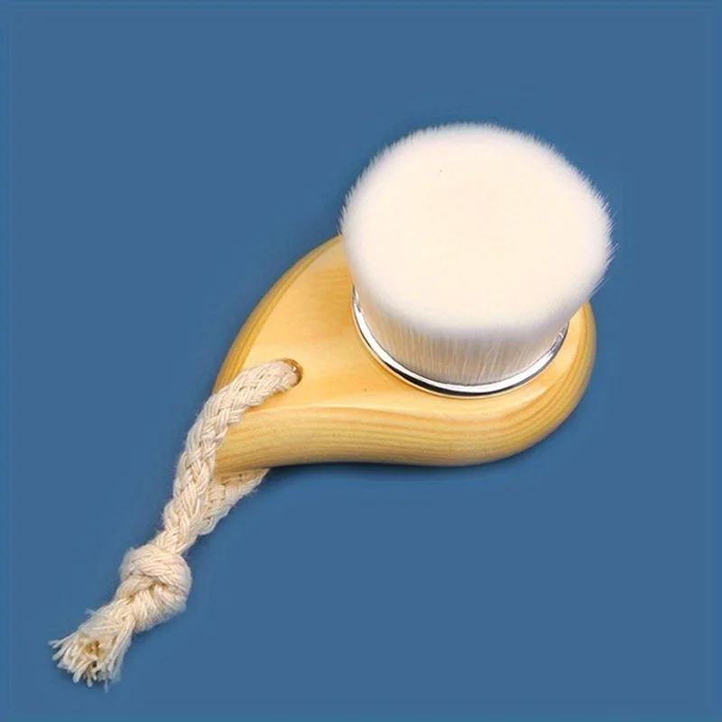 Silicone Soft Bristle Facial Cleansing Brush for Deep Pore Purification