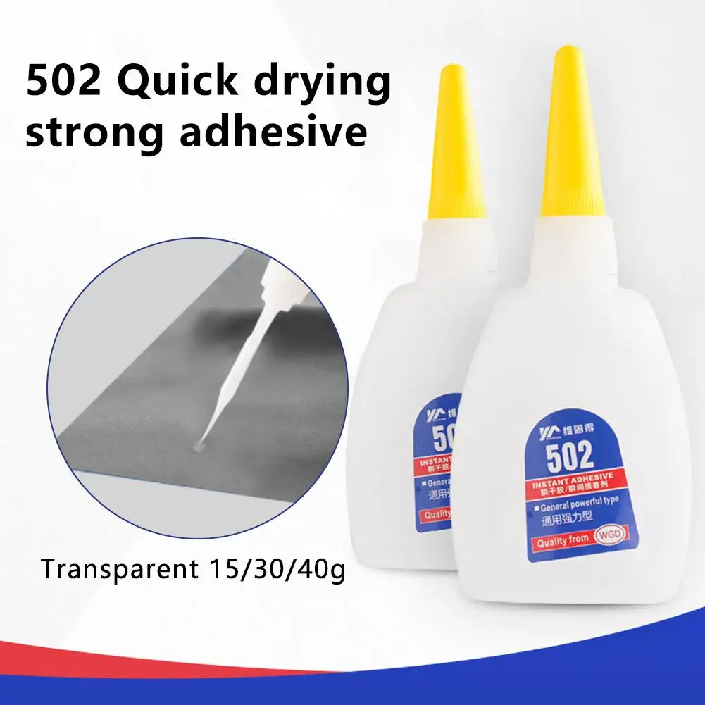 Instant Quick Drying Cyanoacrylate Adhesive for Leather Rubber Wood Metal