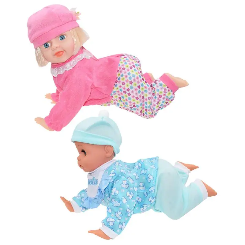 

Crawling Doll Electric Smart Crawling Doll Simulation Kids Toy Realistic Girl Doll Lifelike Gift durable Reborn Toddler Dolls
