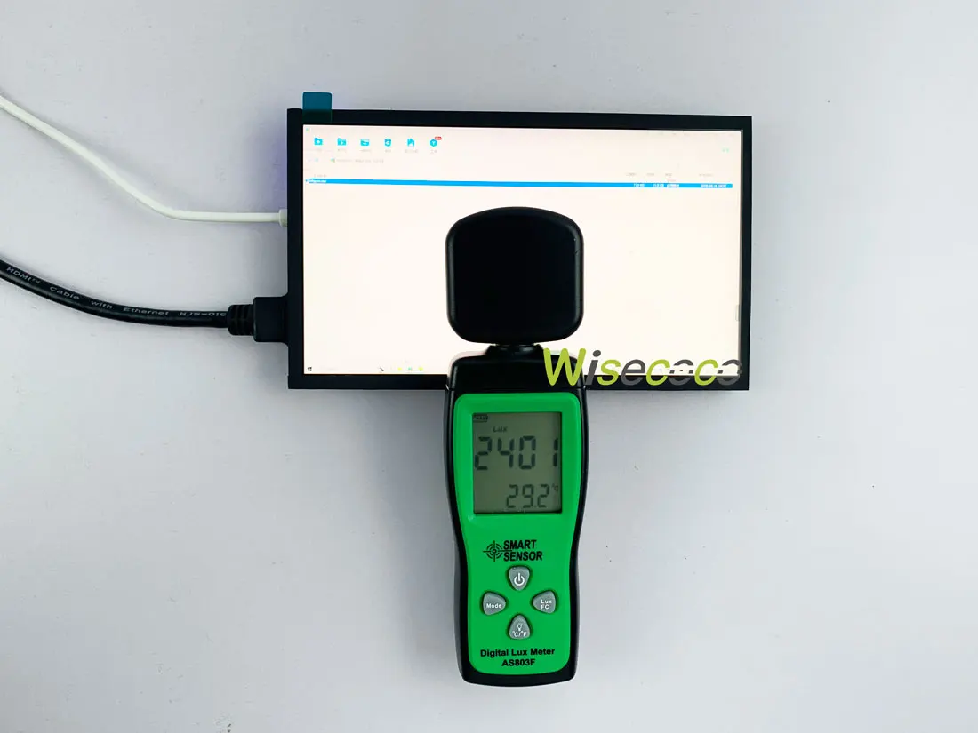 7 Inch High Brightness LCD Display Sunlight Readable 2400 Nits FHD