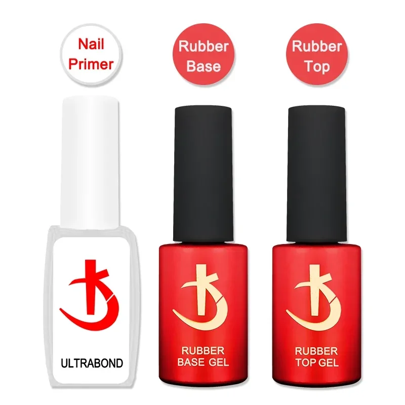 KODI JYJ Latest Thick Nail Base Coat 7ml Gel Varnish for Nail Manicure Semipermanent Rubber Base and Top Gel Nail Polish Gellak 6