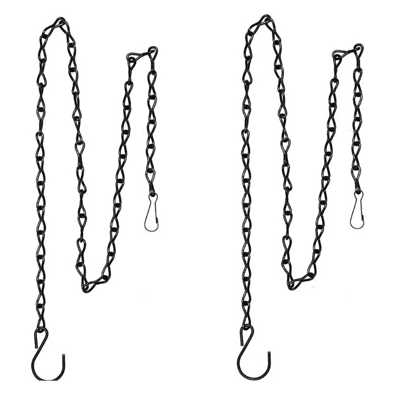 Hanging Chains plant hanger for Flower Pot Basket Bird Feeders Planters Lantern Ornament 2pcs