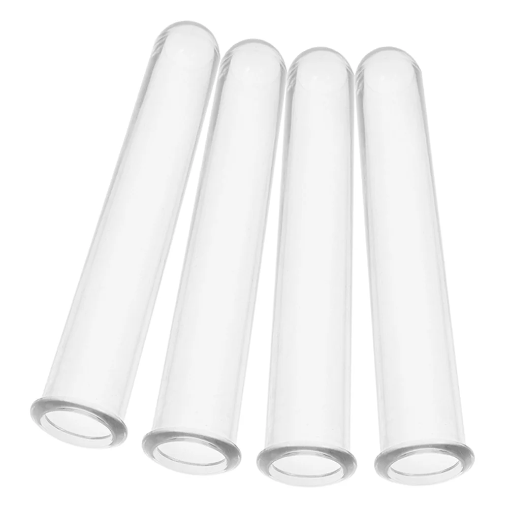 4 Pcs Hydroponic Vase Flower Test Tube Vases Propagating Tubes for Plants Arrangement Fresh Flowers Floral Propagation 4