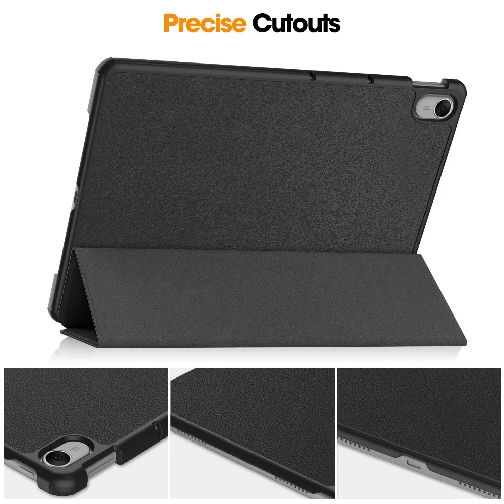 Premium Folding Flip Leather Stand with Auto Sleep