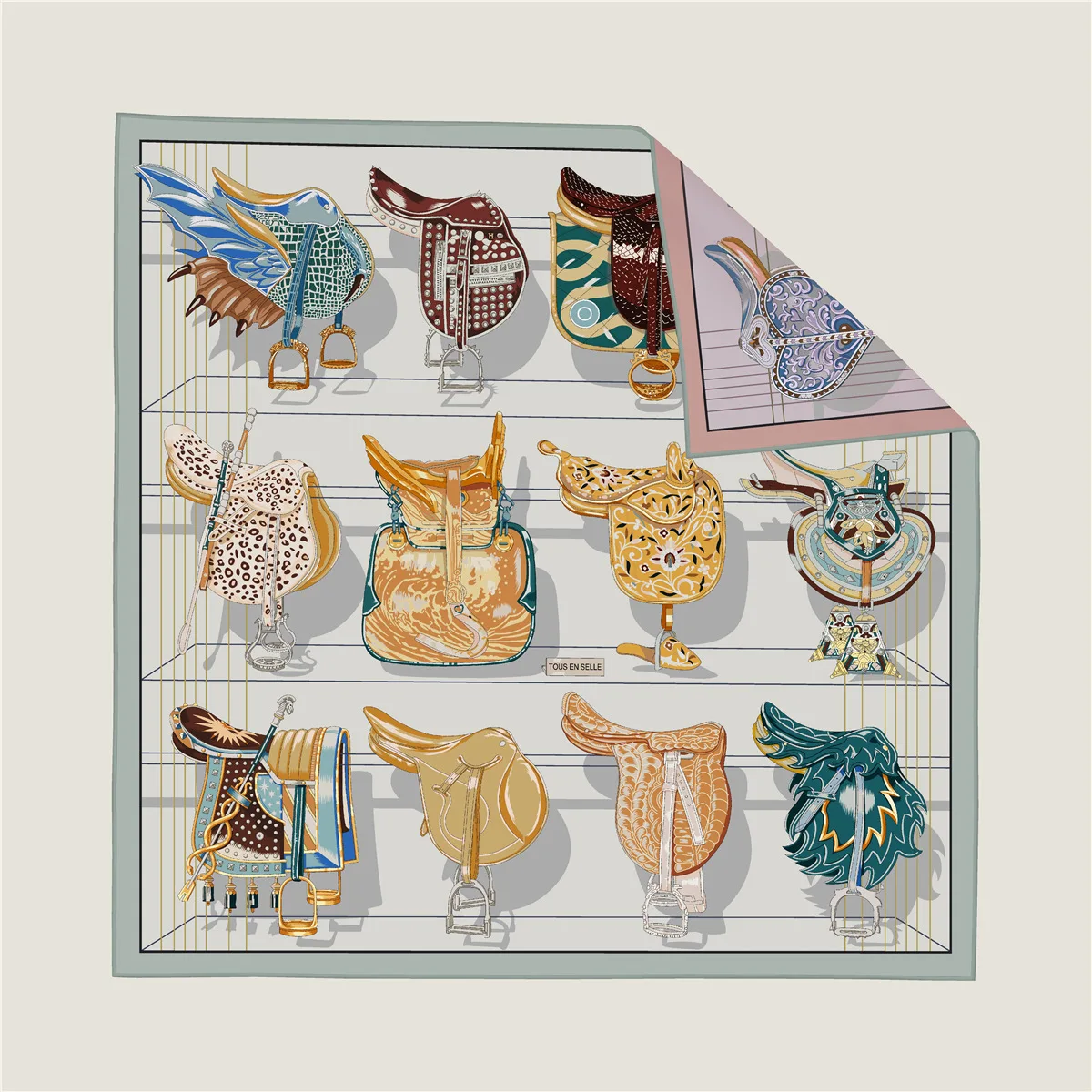 Latest Design Two-sided Twill Women Scarf Sunscreen Foulard Shawl Hijab Female Hair Hijab Wraps Neckerchief Bandanda Echarpe