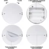 2Pack Remote Wireless LED Spotlights Rotatable Accent Lights Battery Powered Puck Picture Lights Indoor Closet Lights Wall Lamp 2